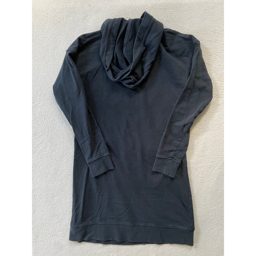 Toad&Co Womens Small Hoodie Dress Navy Long Sleeve Pockets Pullover Mini Boho - Picture 15 of 16